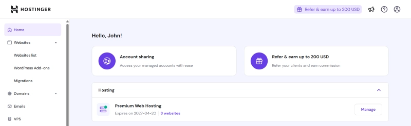Premium Shared Hosting