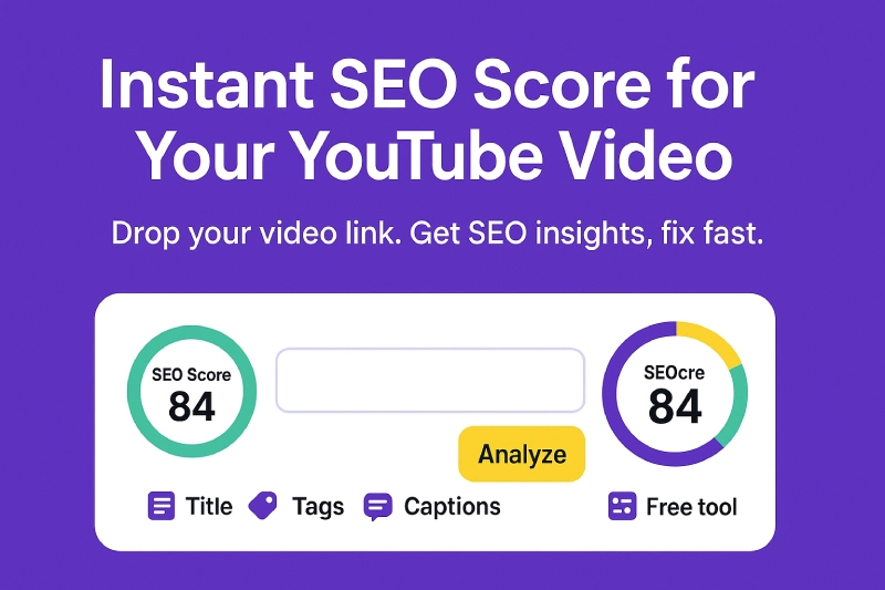 You are currently viewing How to Optimize Your YouTube Videos for More Views Using a Simple SEO Checker