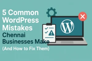 Read more about the article 5 Common WordPress Mistakes Chennai Businesses Make (And How to Fix Them)