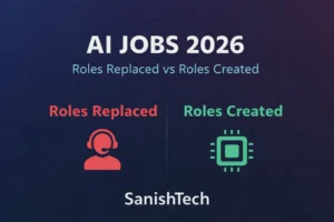 Read more about the article AI Jobs in 2026: Roles Replaced vs. Roles Created [With Infographic]