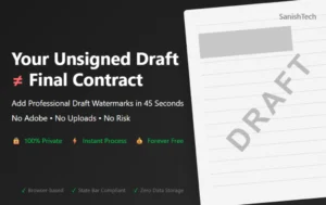Read more about the article How to Add Draft Watermarks to Legal Documents Without Expensive Software