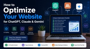 Read more about the article How to Optimize Your Website for ChatGPT, Claude & Gemini